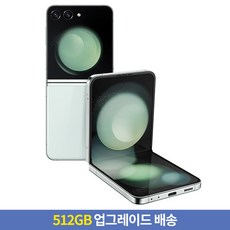 [256GB -> 512GB 업그레이드] 삼성전자 갤럭시 Z 플립5 5G 자급제 SM-F731N, 민트, 256GB