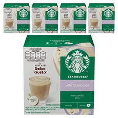 스타벅스 화이트모카 캡슐커피, 5.5g, 12개입, 5개