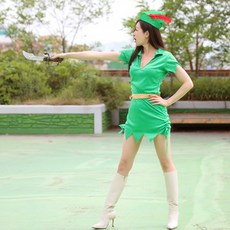 性感彼得潘女孩服裝萬聖節成人女裝