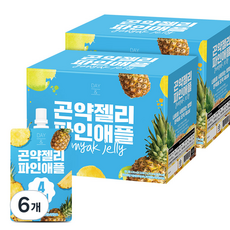 참앤들황토농원 데이앤 파인애플 곤약젤리 10p, 1300ml, 6개