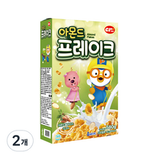 씨알로 아몬드 프레이크 시리얼, 580g, 2개