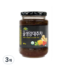 오가닉스토리 꿀생강 대추차, 560g, 1개입, 3개