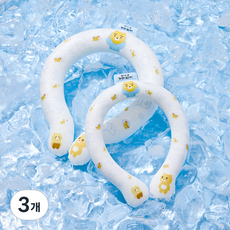 카카오프렌즈 데일리 넥쿨러, 집사의 꿈 White, 3개