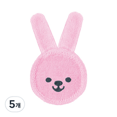 [쿠팡수입] MAM Oral Care Rabbit 아기 신생아 멸균 이앓이 구강티슈 핑크, 5개, 39g