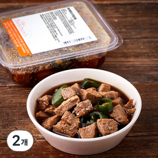 더반찬 큐브 돼지고기 장조림, 190g, 2개