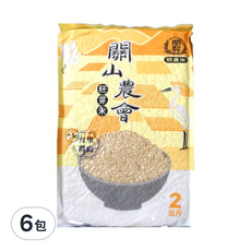 關山農會 胚芽米, 台東關山產 2公斤, 2kg, 6包
