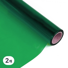 FILMBANK UBIGEO 透明彩色PVC膜 綠色, 950 x 1000 x 0.3 mm, 2個