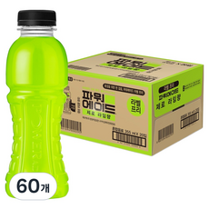 파워에이드 제로 라임향 무라벨, 60개, 355ml