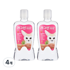 가그린 어린이용 구강세정제 딸기향 이미지 랜덤발송, 4개, 380ml