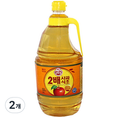 오뚜기 2배 사과식초, 1.8L, 2개