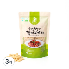 명성제분 유기농 행복한 현미 파스타, 320g, 3개 - 처음에쌀파스타