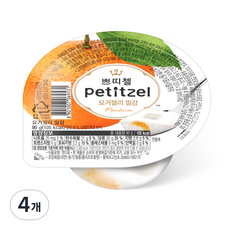 쁘띠첼 요거젤리 밀감, 90g, 4개