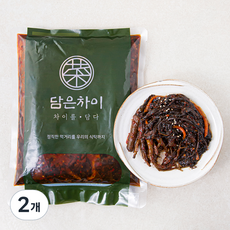 담은차이 고들빼기 무침, 1kg, 2개