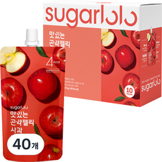 슈가로로 맛있는 곤약젤리 사과 10개입, 150g, 40개