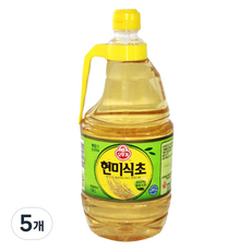 오뚜기 현미식초, 1.8L, 5개