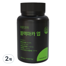 이뮨코어 블랙마카 아르기닌 업, 2개, 120정