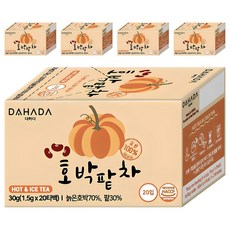 다하다 호박팥차, 1.5g, 20개입, 5개
