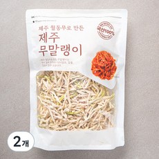산들 제주 무말랭이, 600g, 2개