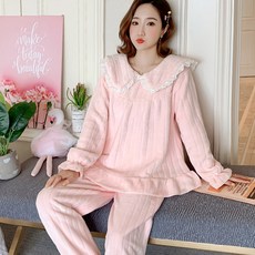 민트코코아 여성용 수면잠옷 인조밍크 상하의세트