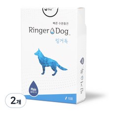 링거펫 강아지 수분보충제, 플레인맛, 2개