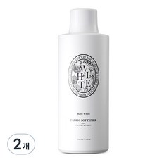 베르블랑 유아용 섬유유연제 베이비 화이트향 본품, 1L, 2개