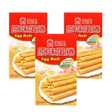 義美 蛋捲 原味, 60g, 3盒