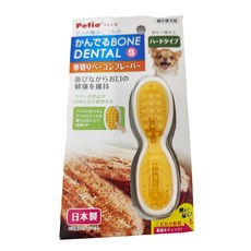 Petio 派地奧 狗狗潔齒玩具 - 造型骨頭, 小型S號, 厚切培根口味, 1個