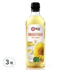 CJ BEKSUL 白雪 葵花油, 900ml, 3個