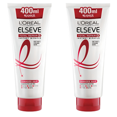 로레알파리 토탈리페어5 트리트먼트 헤어팩, 400ml, 2개 400ml, 2개
