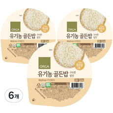 올가홀푸드 유기농 골든밥, 180g, 6개