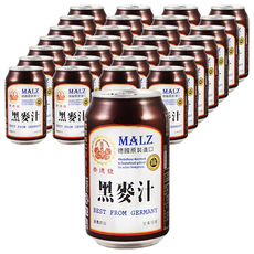 崇德發 天然黑麥汁, 德國原裝進口, 330ml, 30罐
