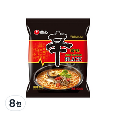 NONGSHIM 農心 頂級辛拉麵 微辣牛骨湯味 130g, 8包