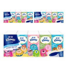 Kleenex 舒潔 紙手帕, 15包, 3袋