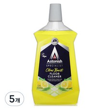 아스토니쉬 바닥 클리너 시트러스 버스트, 1000ml, 5개