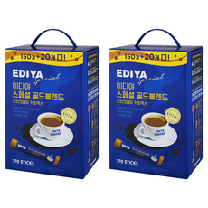 이디야 스페셜 골드블렌드 리치크레마 커피믹스, 11g, 170개입, 2개