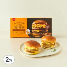삼립 스크램블 더블 치즈버거 3개입, 600g, 2개