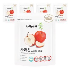 내아이애 동결건조 과일칩, 12g, 5개