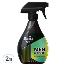 페브리즈 섬유탈취제 맨 시트러스와 우드향 본품, 370ml, 2개