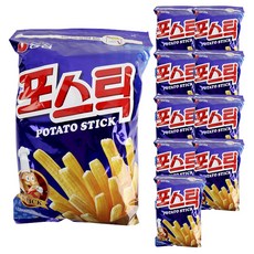 농심 포스틱 과자, 270g, 10개