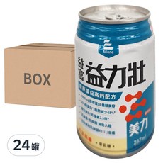 益富 益力壯 美力膠原蛋白高鈣配方 紅豆低糖, 237ml, 24罐