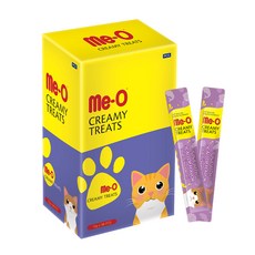 MeO 크리미 고양이 간식 15g x 96p, 참치 + 가리비 혼합맛, 1개