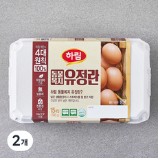 하림 동물복지 인증 유정란 780g, 15구, 2개 15구, 2개
