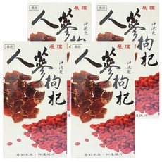 展瑄 人蔘枸杞茶, 純天然植物成分 養氣補血 恢復活力 暖心又紓壓 沖泡包, 4.5g, 30入, 4盒