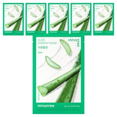 이니스프리 New 알로에 에너지 마스크 22ml, 1개입, 6개