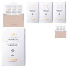 [비건뷰티] 달바 워터풀 슬리핑팩 4ml x 24p + 키트 4ml x 3p, 2개, 108ml