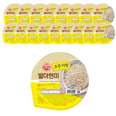 맛있는 오뚜기밥 발아현미, 210g, 18개