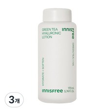 이니스프리 New 그린티 히알루론산 고수분 로션, 170ml, 3개