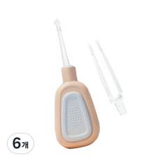 블루버킷 파스텔 LED 유아귀이개 핑크, 6개, 1개입