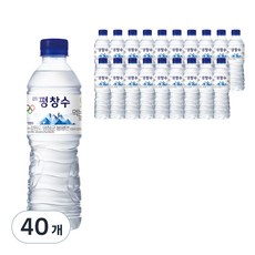 강원 평창수 생수, 500ml, 40개