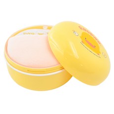 PiYOPiYO 黃色小鴨 痱子粉盒+隔層+粉撲, 2組
